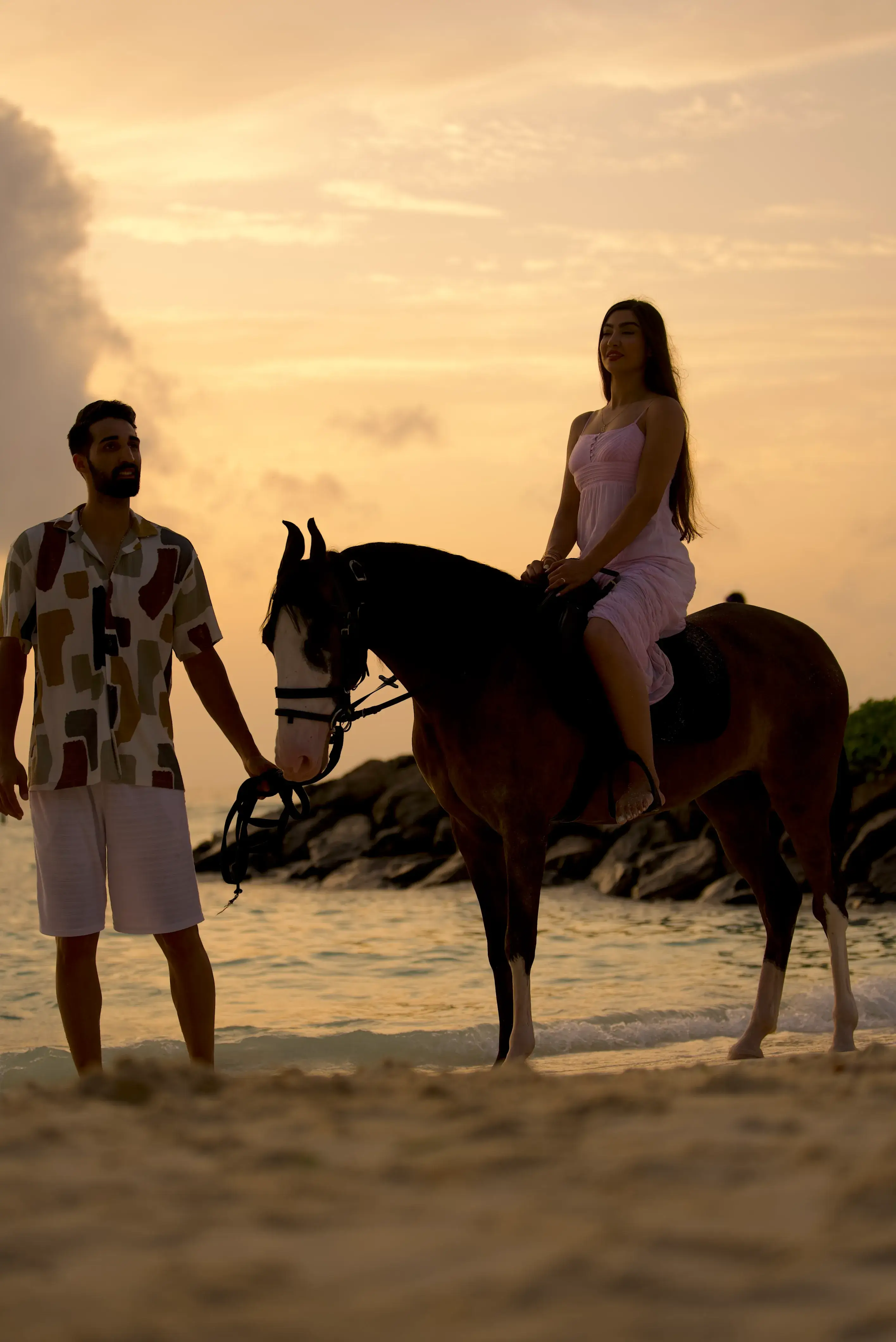 Фотосессия на рассвете на пляже example 2